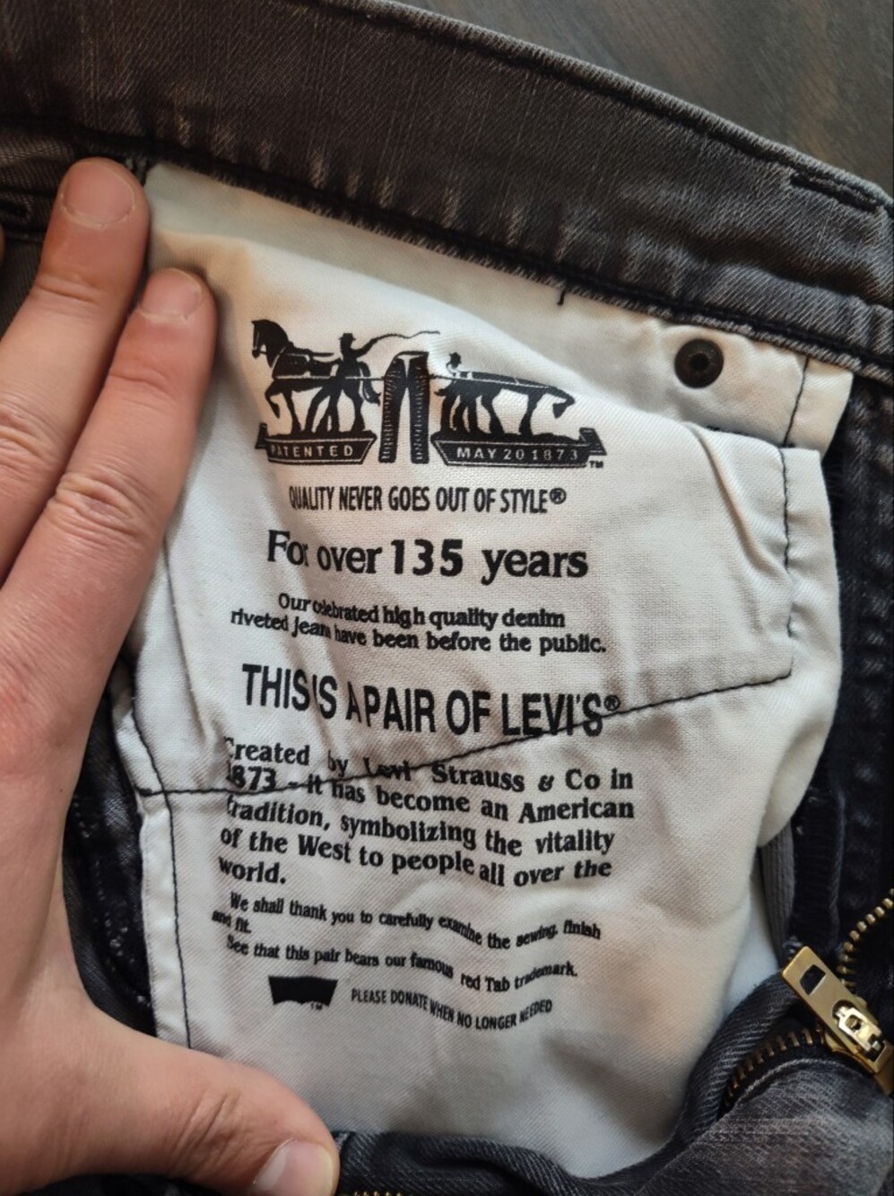 Levi's 510 Slim Men’s Jeans - 34x34 - Picture 2 of 8